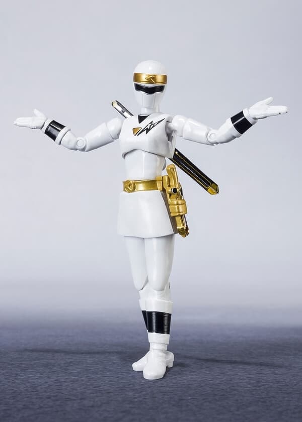 Ninja Sentai Kakuranger - Ninja White - Bandai Shokugan - Candy Toy - Shodo Super