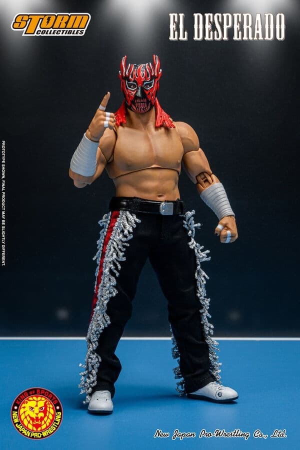 New Japan Pro-Wrestling - El Desperado - 1/12 - (Red Mask) Stormco Exclusive
