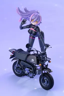 Megami Device PUNI*MOFU RACING LANG with Honda Z50J Gorilla Plastic Model, view 17 of 18