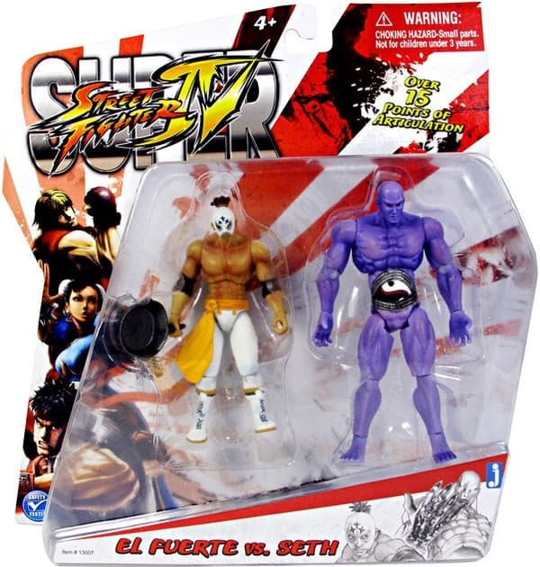 Super Street Fighter IV - El Fuerte - Modern 4 Inch Action Figure