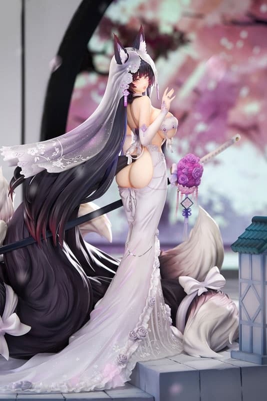 Azur Lane Musashi Purest Wisteria Ver. w/LED Acrylic Display Case Special Edition 1/7 Complete Figure, view 15 of 26