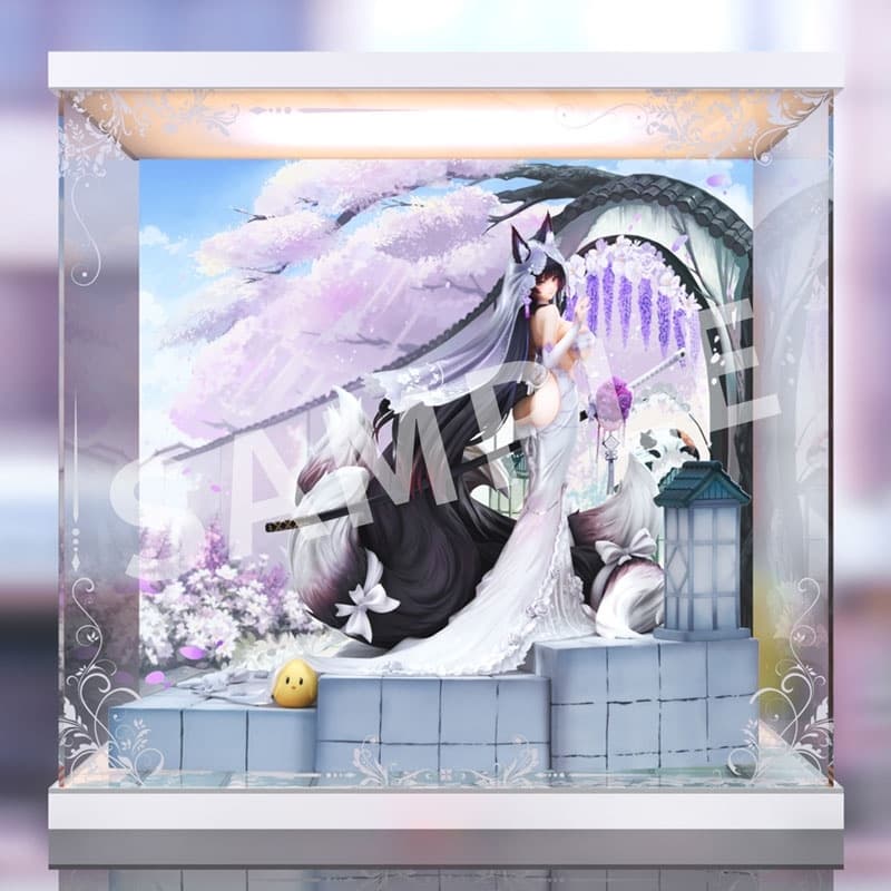 Azur Lane Musashi Purest Wisteria Ver. w/LED Acrylic Display Case Special Edition 1/7 Complete Figure, view 24 of 26