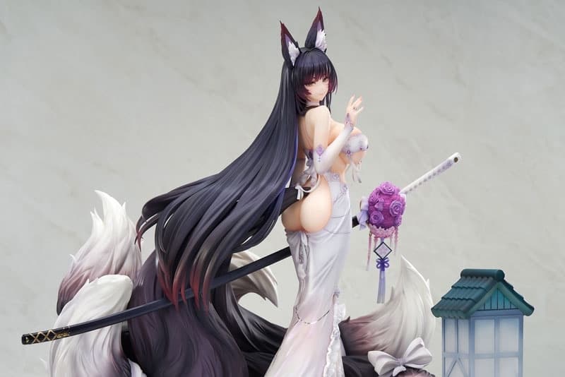 Azur Lane Musashi Purest Wisteria Ver. w/LED Acrylic Display Case Special Edition 1/7 Complete Figure, view 7 of 26