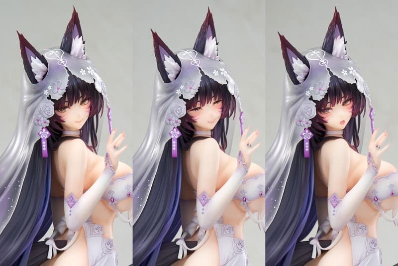 Azur Lane Musashi Purest Wisteria Ver. w/LED Acrylic Display Case Special Edition 1/7 Complete Figure, view 8 of 26