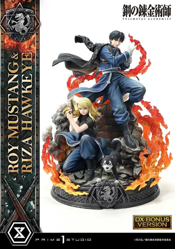 Hagane no Renkinjutsushi Fullmetal Alchemist - Black Hayate - Riza Hawkeye - Roy Mustang - Concept Masterline (CMFMA-02DXS) - 1/6 - DX Bonus Version