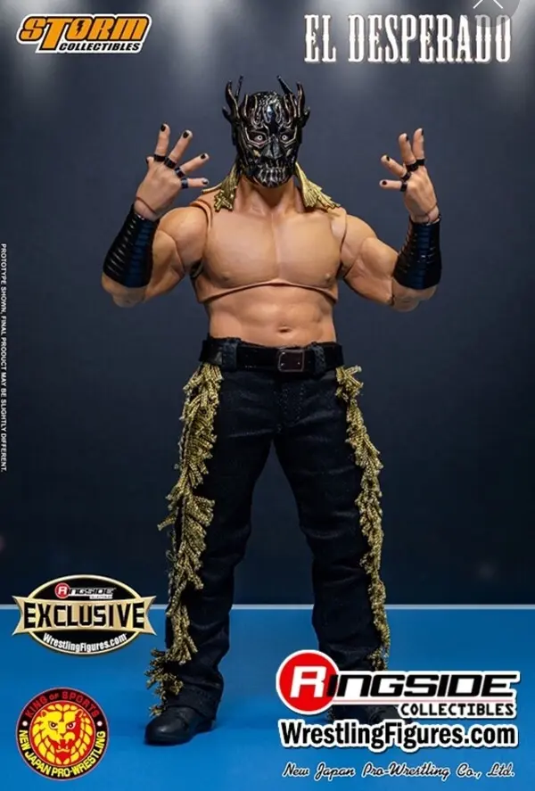 New Japan Pro-Wrestling - El Desperado - 1/12 - (Chase Variant - All Black Mask) Ringside Exclusive