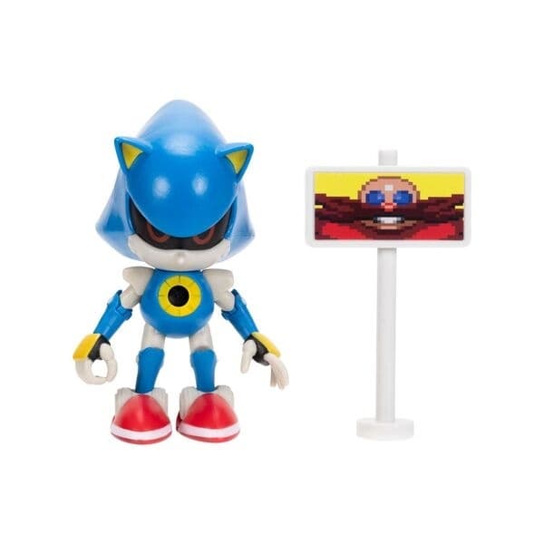 Sonic the Hedgehog - Metal Sonic - Sonic 35th Anniversary - Sonic 4-Inch Articulated Figure (Wave 18) - Classic Metal Sonic