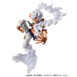 WALLSTAR ONE PIECE Monkey D. Luffy Gear 5 Complete Figure, view 1 of 5