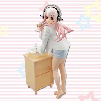 SoniComi (Super Sonico) - Sonico - Seikatsu Micchaku Shuzai Special Figure - Teeth-Brushing ver.