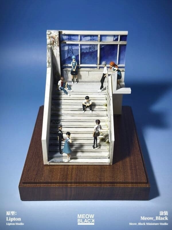 Evangelion Shin Gekijouban: Ha - Aida Kensuke - Ayanami Rei - Horaki Hikari - Ikari Shinji - Makinami Mari Illustrious - Nagisa Kaworu - Souryuu Asuka Langley - Suzuhara Touji - Miniature - 1/48