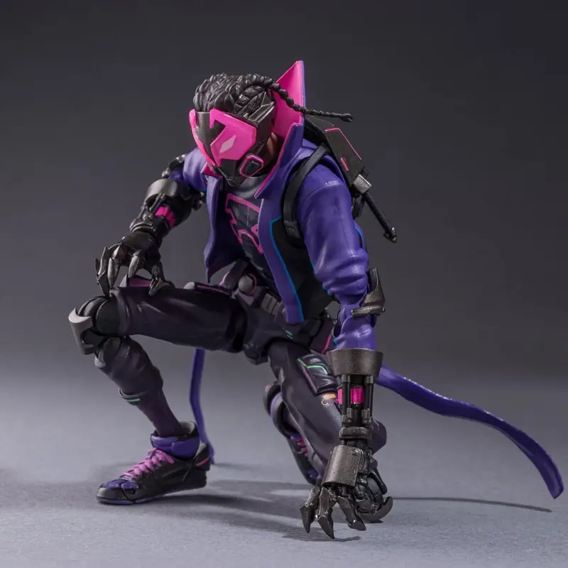 Spider-Man: Across the Spider-Verse SV Action Miles G. Morales Posable Figure, view 4 of 12