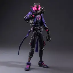 Spider-Man: Across the Spider-Verse SV Action Miles G. Morales Posable Figure, view 3 of 13