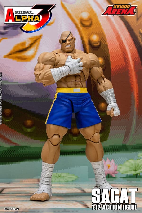 Street Fighter Zero 3 - Sagat - Storm Arena - 1/12