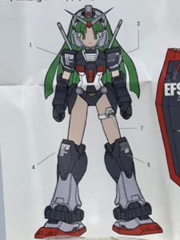 Kidou Senshi Gundam - RX-78-1 Prototype Gundam - MS Girl
