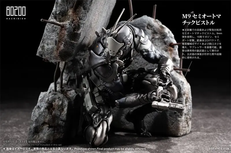 Vermin Series Project Daedalus B0200 Locust Acridid 1/12 Action Figure, view 4 of 29