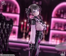 Miu Kurokawa Illustrated by YD 1/7 Complete Figure, view 7 of 11