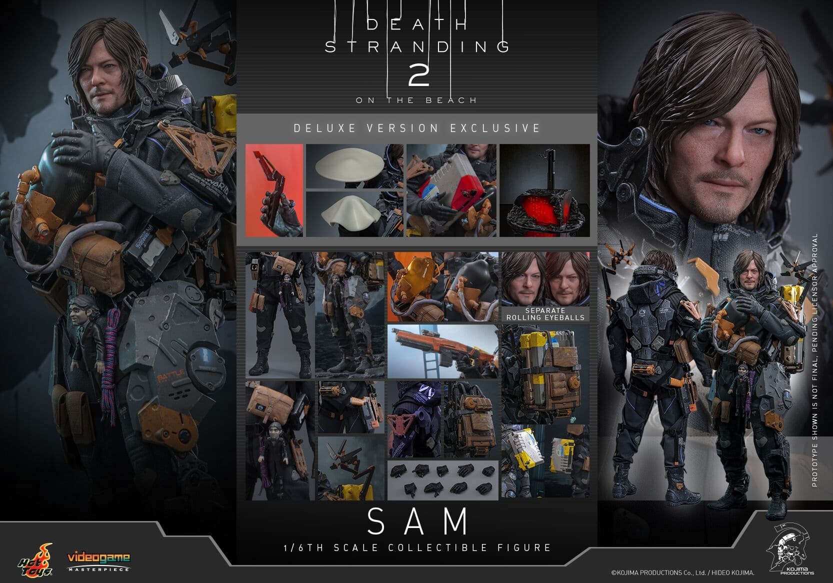 Death Stranding 2: On the Beach - Dollman - Sam Bridges - VideoGame Masterpiece - 1/6 - Deluxe Version, view 1 of 24
