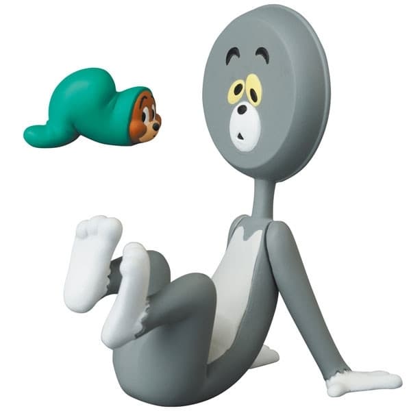 Tom and Jerry - Jerry - Tom - UDF Tom and Jerry Series 3 - Ultra Detail Figure (#669) - Vinyl Collectible Dolls - In the Vinyl Hose, Head in the shape of the pan