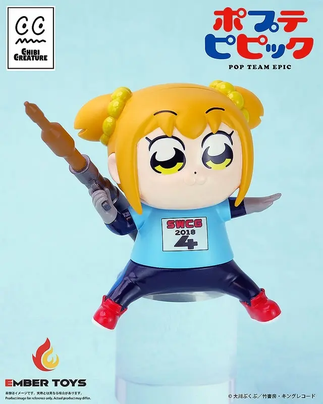 Chibi Creature Pop Team Epic POPUKO & PIPIMI: Skeleton Competition Ver. Soft Vinyl Figure, view 5 of 9
