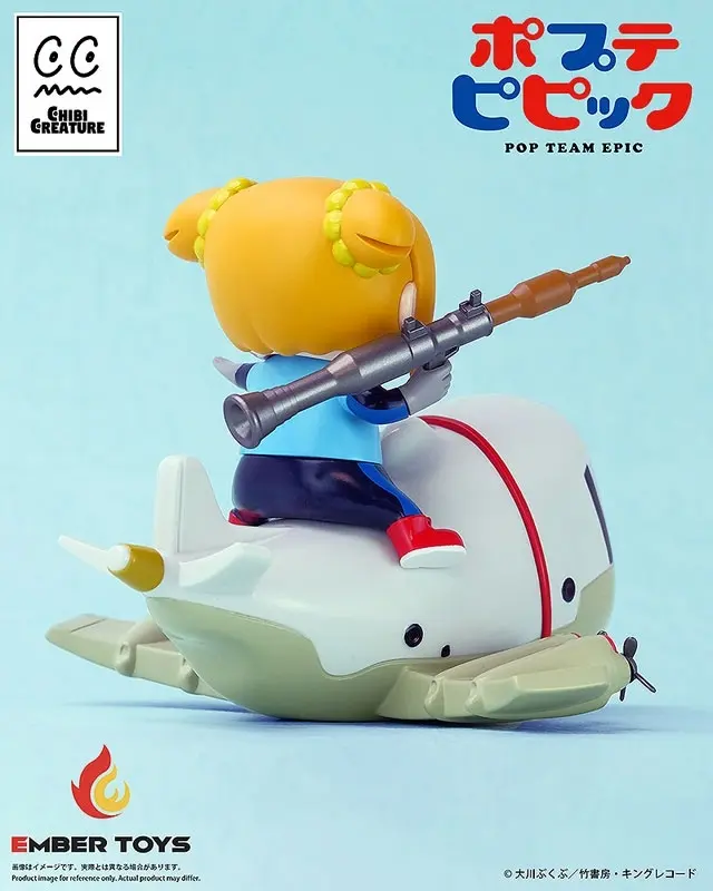 Chibi Creature Pop Team Epic POPUKO & PIPIMI: Skeleton Competition Ver. Soft Vinyl Figure, view 4 of 9