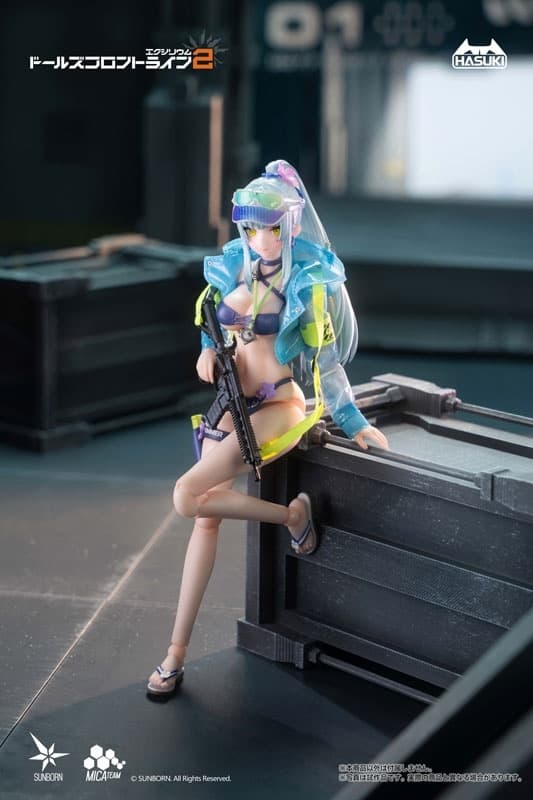 pocket art PA013 Girls' Frontline 2: Exilium Klukai: Cerulean Breaker Ver. Regular Edition 1/12 Complete Model Action Figure