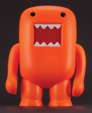 Domo-kun - Black Light Orange