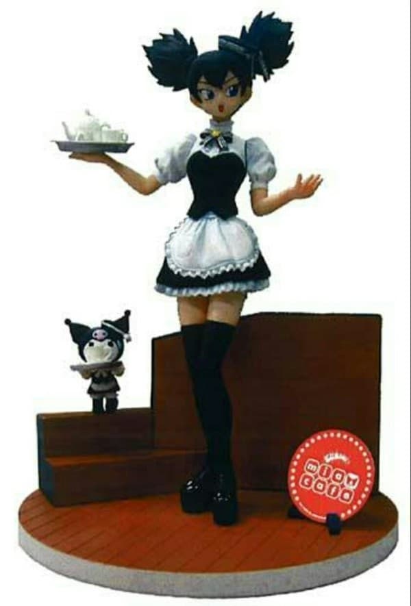 Onegai My Melody - Kuromi - Kurumi Nui - Kuromi × Maid Cafe Collaboration Maid in Black - 1/8 - MIA Cafe Costume, B