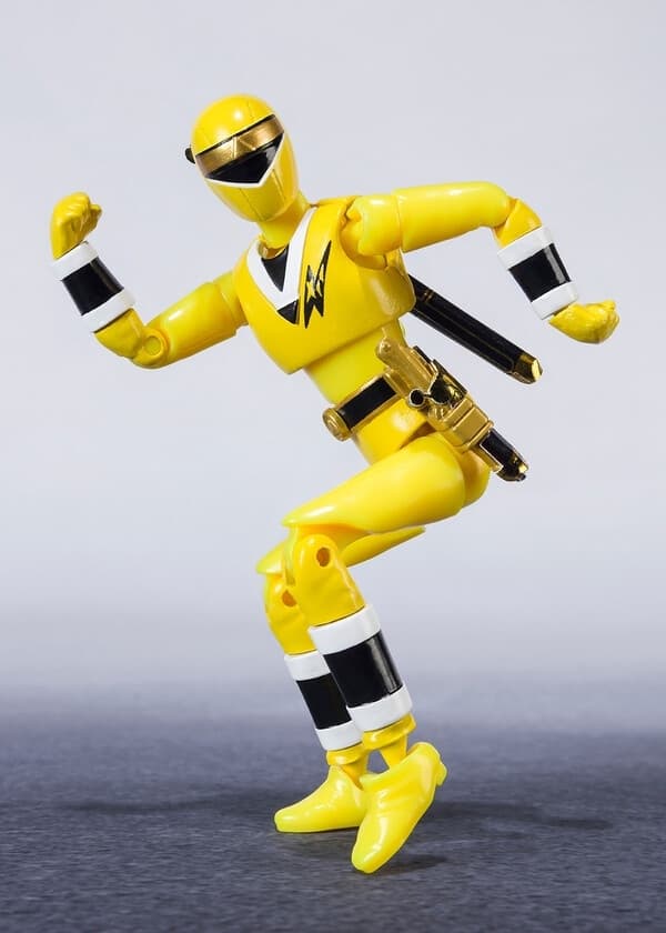 Ninja Sentai Kakuranger - Ninja Yellow - Bandai Shokugan - Candy Toy - Shodo Super