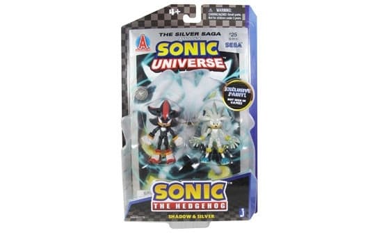 Sonic the Hedgehog - Silver the Hedgehog - Special Paint ver. Sonic Comic Book Pack 3-inch