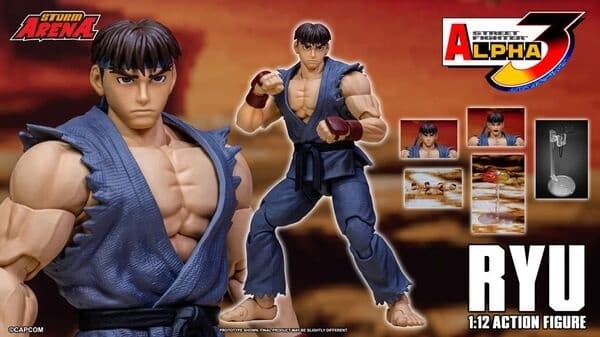 Street Fighter Zero 3 - Ryu - Storm Arena - 1/12 - Black Version