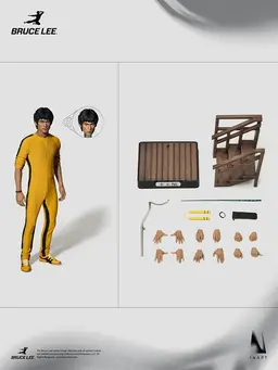Bruce Lee (Yellow Jumpsuit) 1/6 Action Figure, view 25 of 25