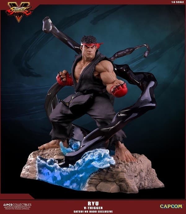 Street Fighter V - Satsui no Hadou ni Mezameta Ryuu - V-Trigger Statue - 1/6 - PCS Exclusive, Satsui no Hado Exclusive