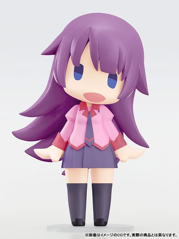 HELLO! GOOD SMILE Monogatari Series Hitagi Senjougahara Posable Figure, view 1 of 2