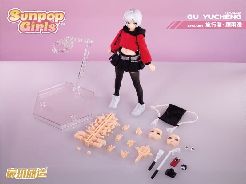 SUNPOP GIRL/SPG-001 Gu Yucheng 1/12 Complete Model Action Figure, view 4 of 8