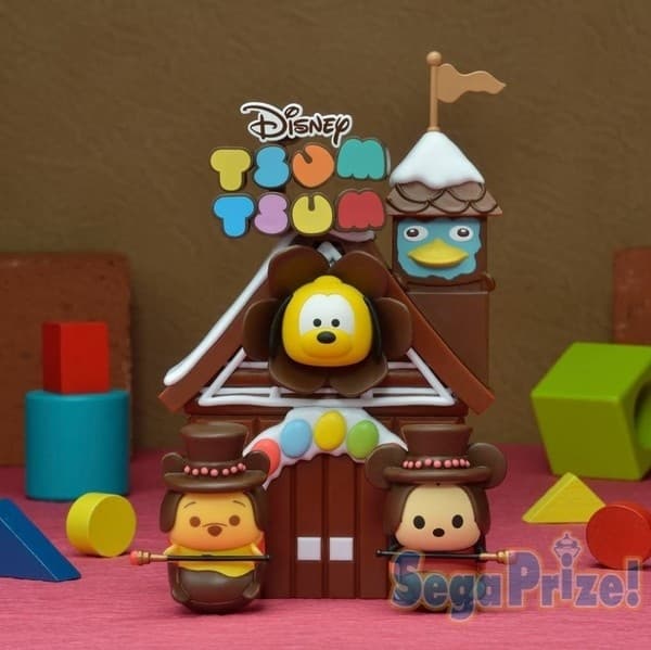 Disney Tsum Tsum - Mickey Mouse - Perry - Pluto - Winnie-the-Pooh - PM Figure - Tsum Tsum to Choco Koujou