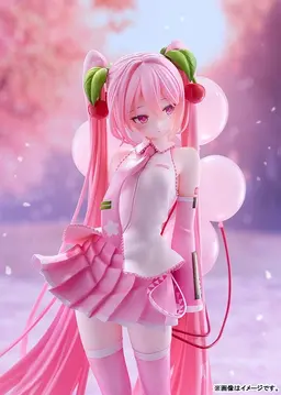 G.S.Collection Character Vocal Series 01 Hatsune Miku Sakura Miku: GSC Illustration Contest Ver. Figure, view 4 of 9
