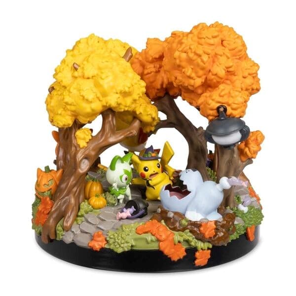 Pocket Monsters - Bochi - Bokurei - Fokko - Gangar - Nyahoja - Pikachu - Diorama - Light-Up Figure - Spooky Forest Stroll