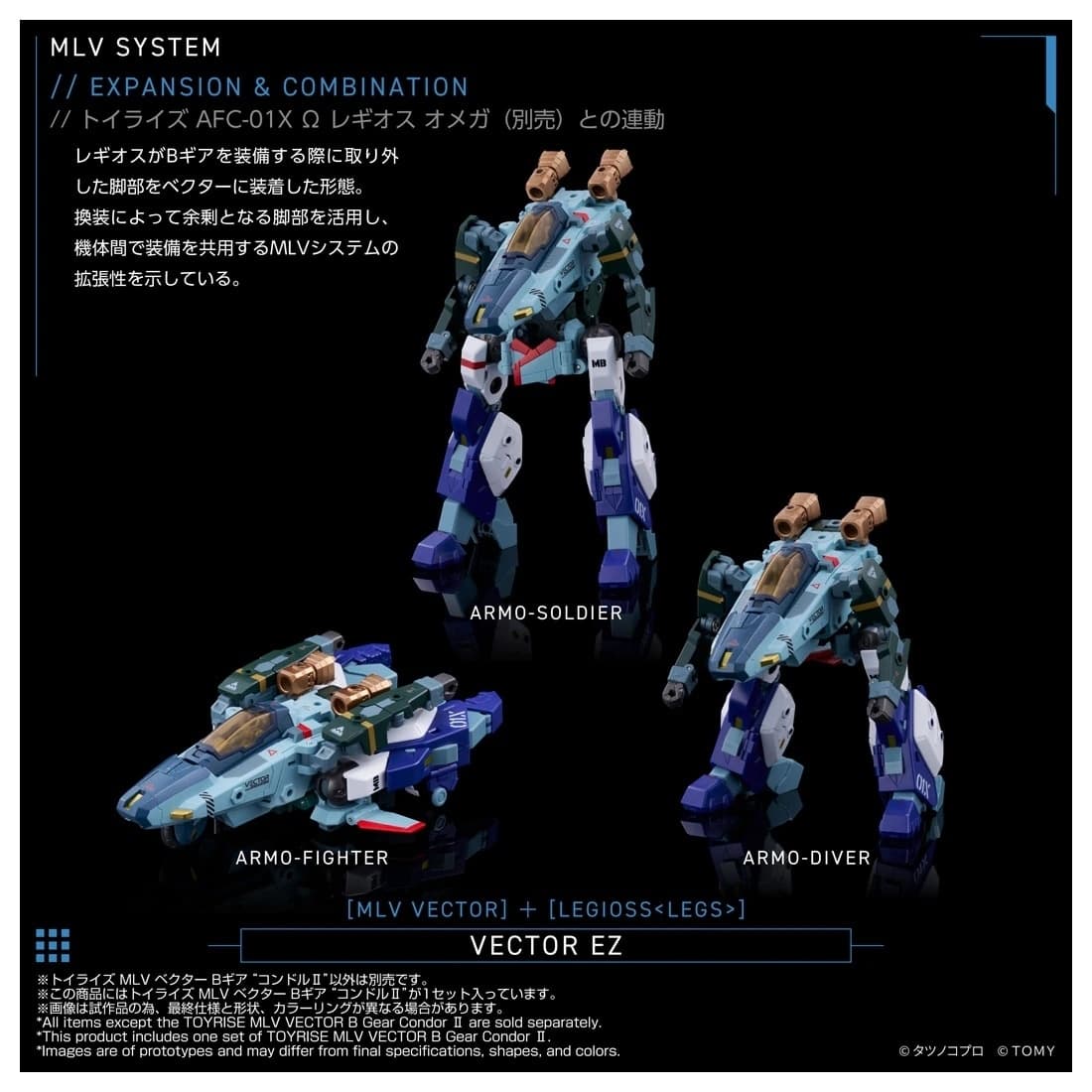 Kikou Souseki Mospeada Another Genesis - MLV Vector B-Gear Condor II - T-Spark - ToyRise, view 2 of 5