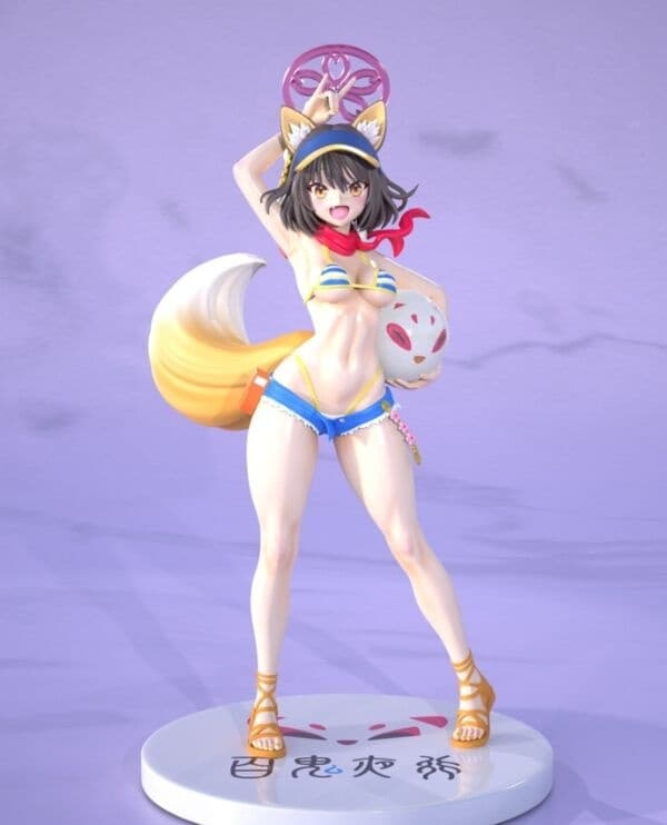 Blue Archive - Kuda Izuna - Mutchiri Futomomo ver.