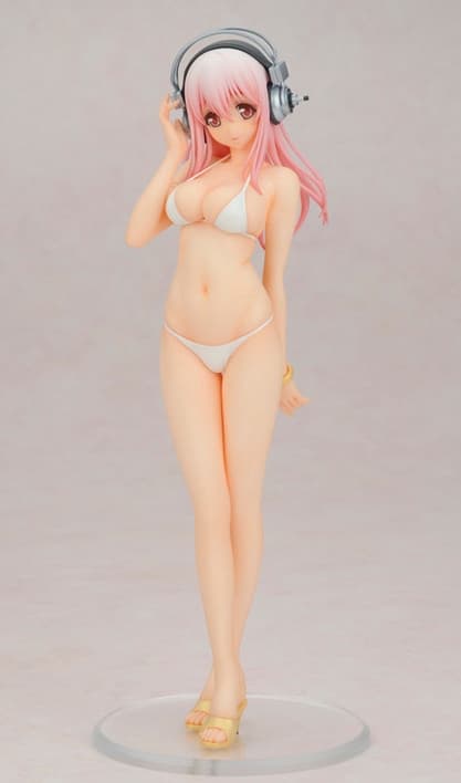 SoniComi (Super Sonico) - Sonico - 1/7 - White Resin, Swimsuit ver.