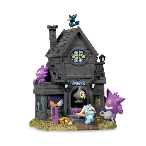 Pocket Monsters - Bokurei - Chandela - Gangar - Ghos - Ghost - Hitomoshi - Juppeta - Kagebouzu - Messon - Muma - Nyasper - Pikachu - Pumpjin - Yamikarasu - Yomawaru - Haunted Pokémon Village - Gengar House