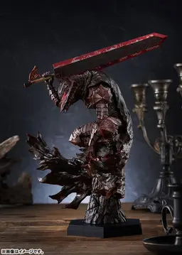 POP UP PARADE Berserk Guts (Berserker Armor): Bloody Paint Ver. L Size Complete Figure, view 1 of 9