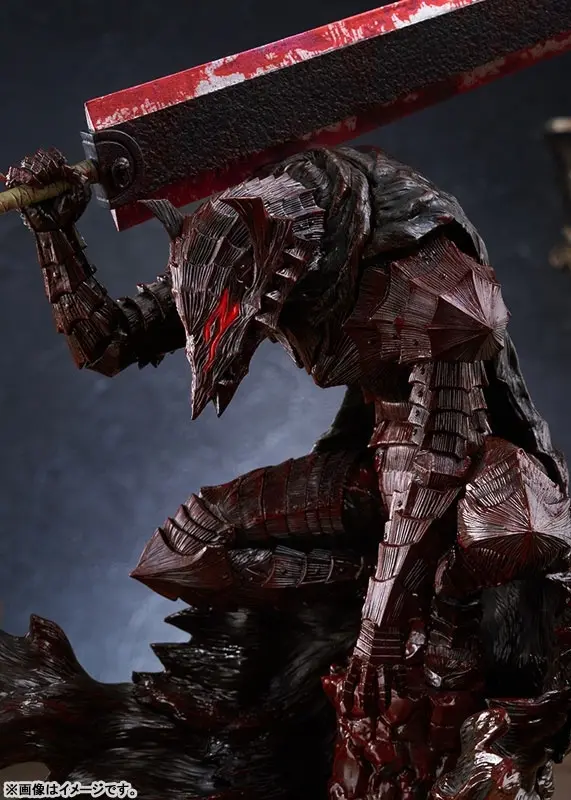 POP UP PARADE Berserk Guts (Berserker Armor): Bloody Paint Ver. L Size Complete Figure, view 3 of 8