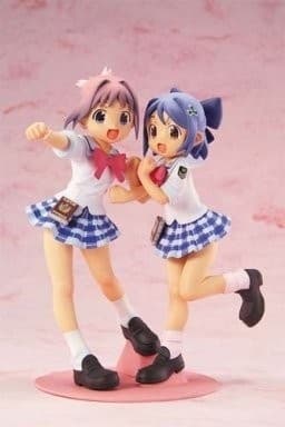 Gakuen Utopia Manabi Straight! - Amamiya Manami - Inamori Mika - White School Swimsuit Ver.