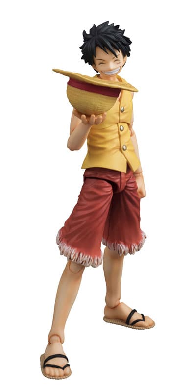 Variable Action Heroes - ONE PIECE: Monkey D. Luffy PAST BLUE (Ver.Yellow) Action Figure