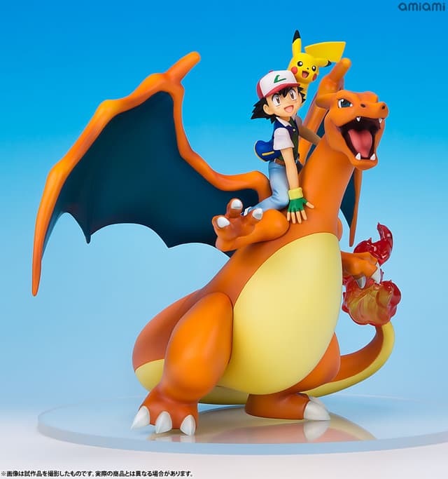 G.E.M. Series - Pokemon: Ash Ketchum & Pikachu & Charizard Complete Figure