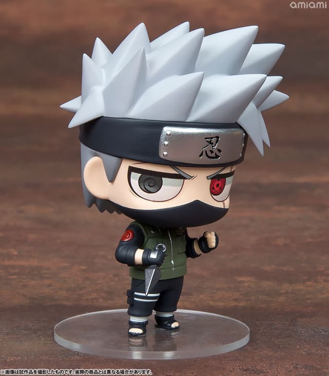 Chimi Mega Buddy Series ! NARUTO Shippuden Kakashi Hatake & Obito Uchiha Shinobi World War Set