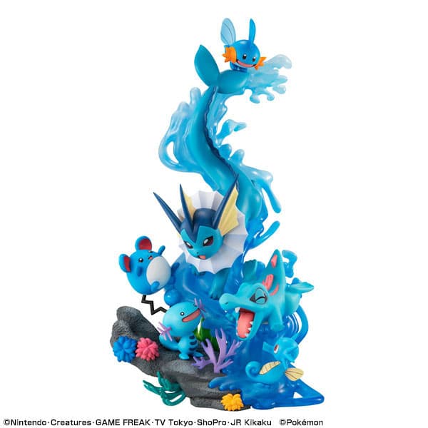 G.E.M. EX Series Pokemon Water Types DIVE TO BLUE Complete Figure