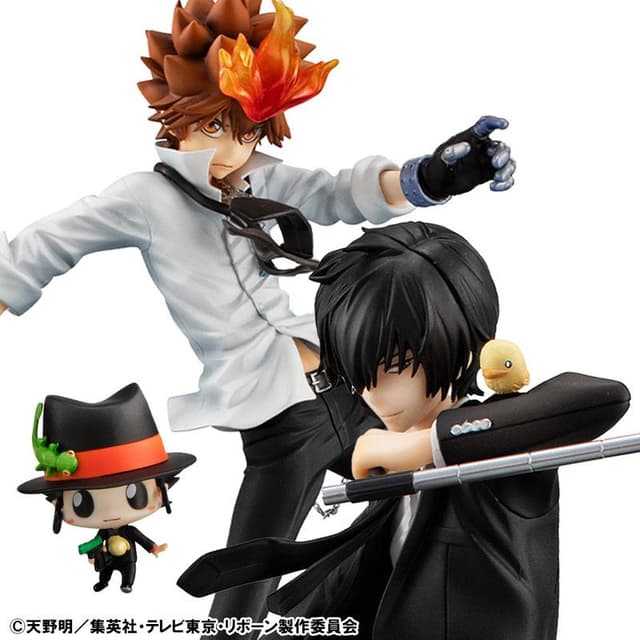 G.E.M. Series Reborn! Tsunayoshi Sawada & Kyoya Hibari & Reborn Set Complete Figure
