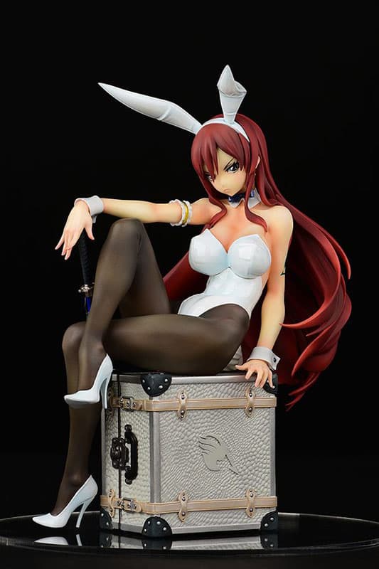 FAIRY TAIL Erza Scarlet Bunny girl_Style/type white 1/6 Complete Figure